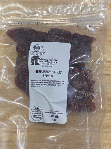 NEW! Garlic/Pepper Jerky