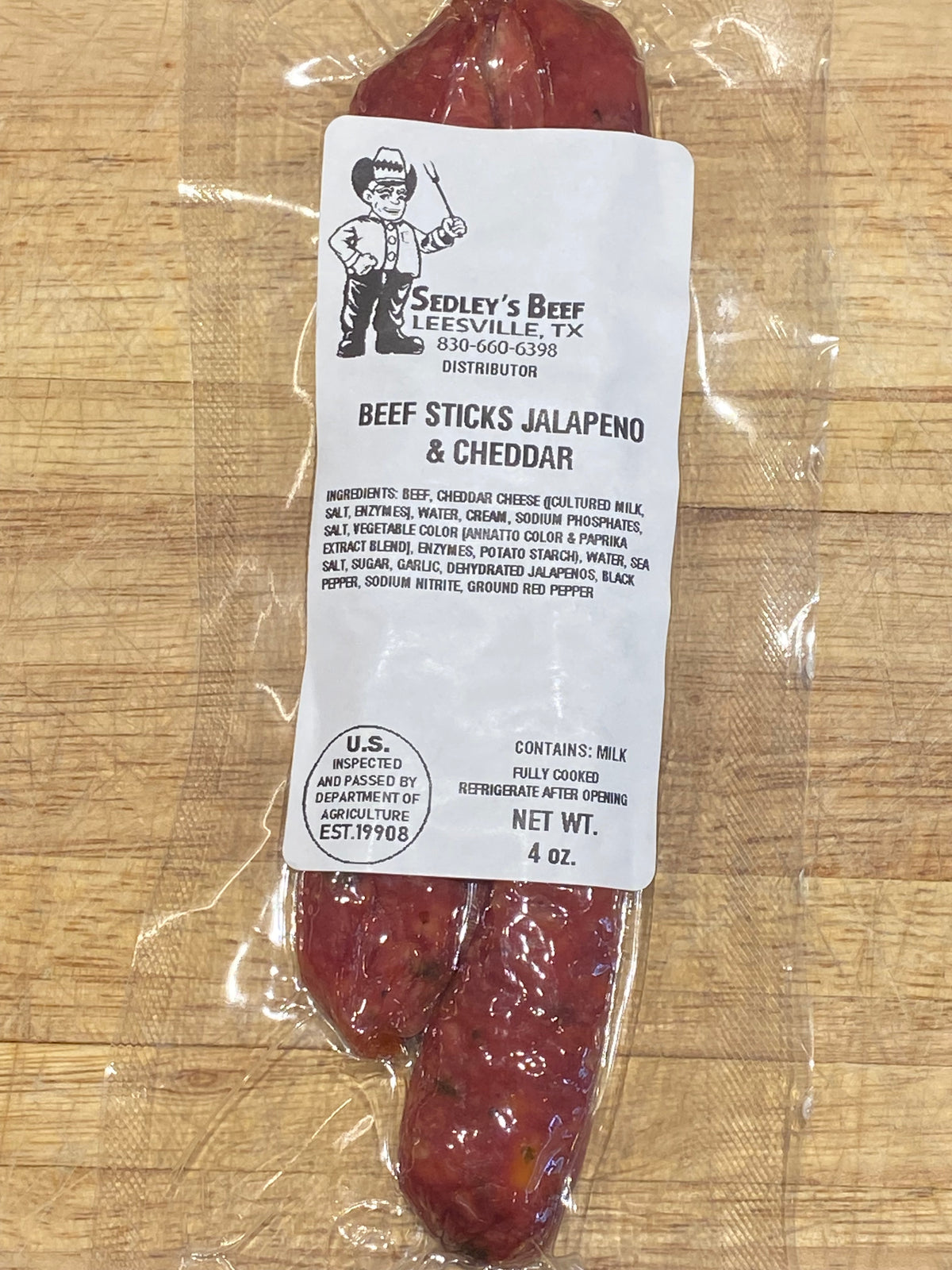 NEW! Jalapeno/Cheddar Beef Stick